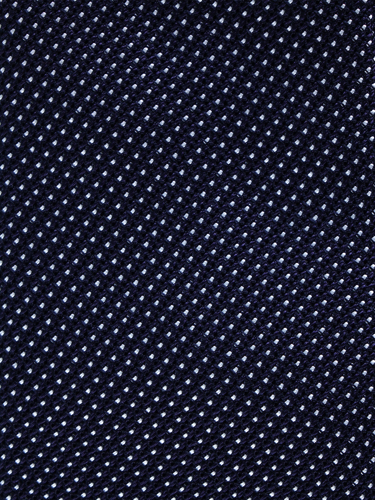 Cravatta 3 pieghe blu Garza di seta NOEMI