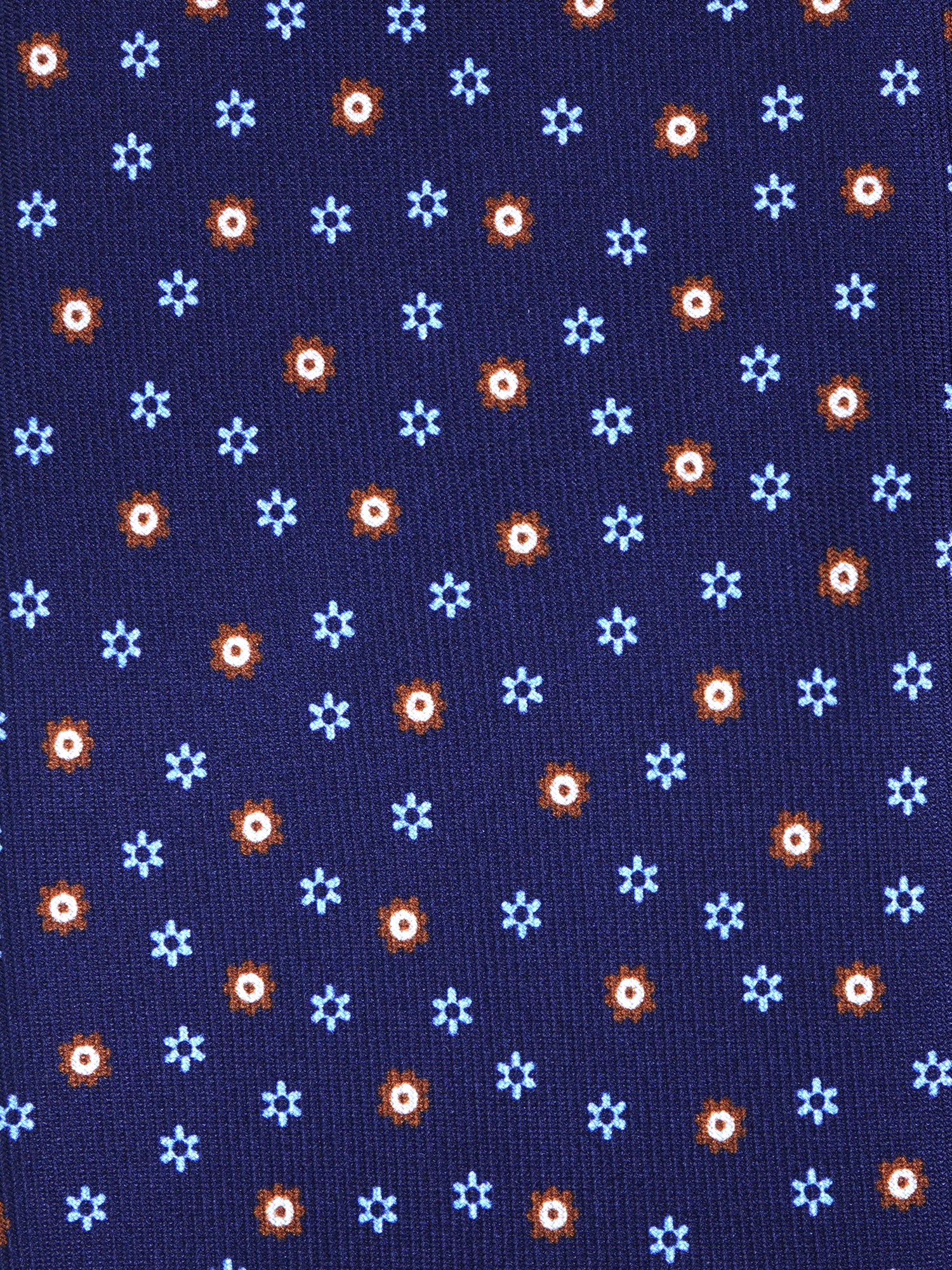 Dark Blue 3 Fold PATTY Tie in Madder Silk