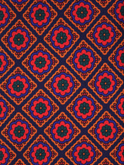 DASTINY 3 Fold Blue/Yellow Madder Silk Tie