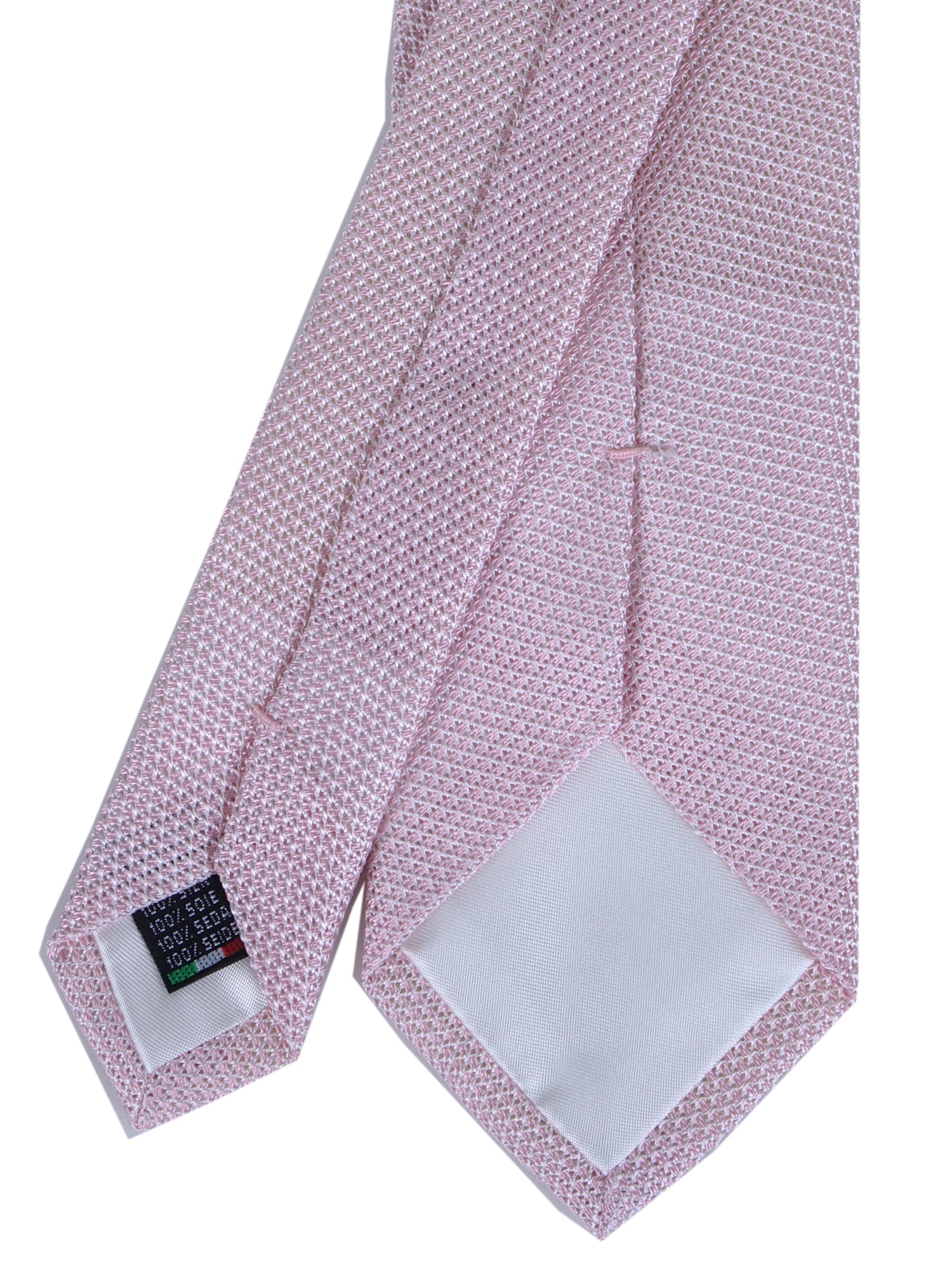 Cravatta 3 pieghe ONICE Garza di seta Rosa