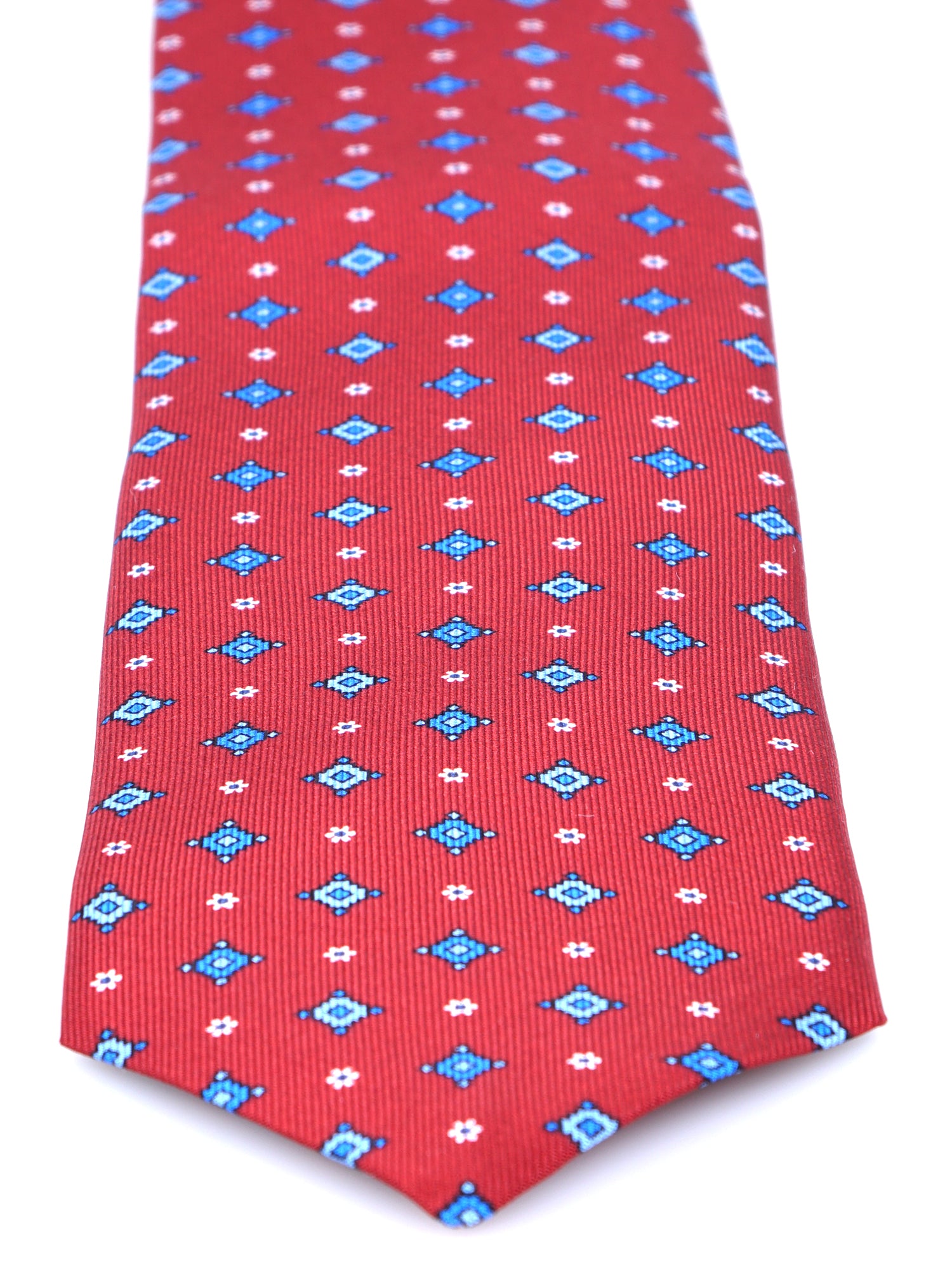 Dark Blue 3 Fold PATTY Tie in Madder Silk