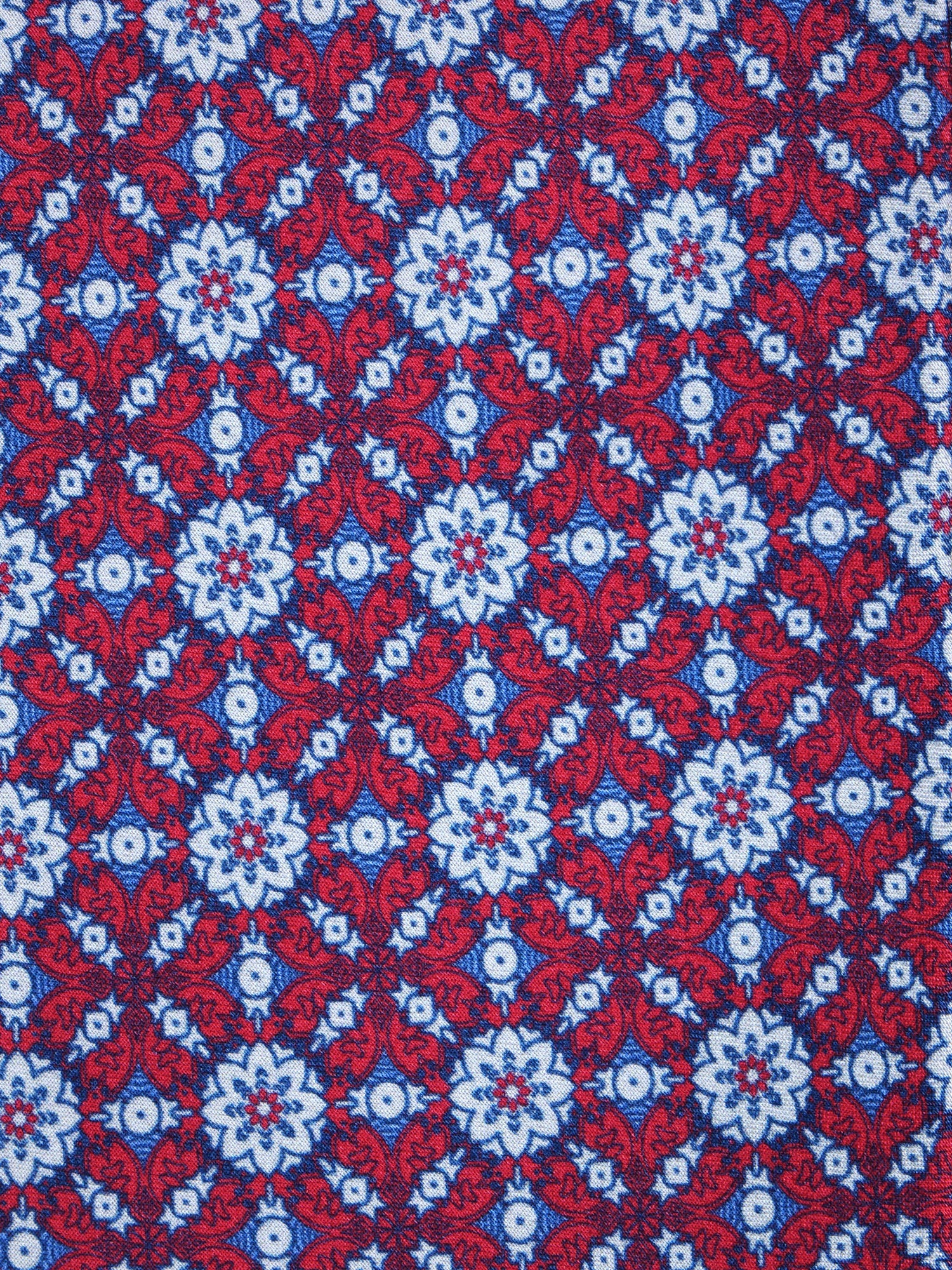 Dark Blue 3 Fold PATTY Tie in Madder Silk