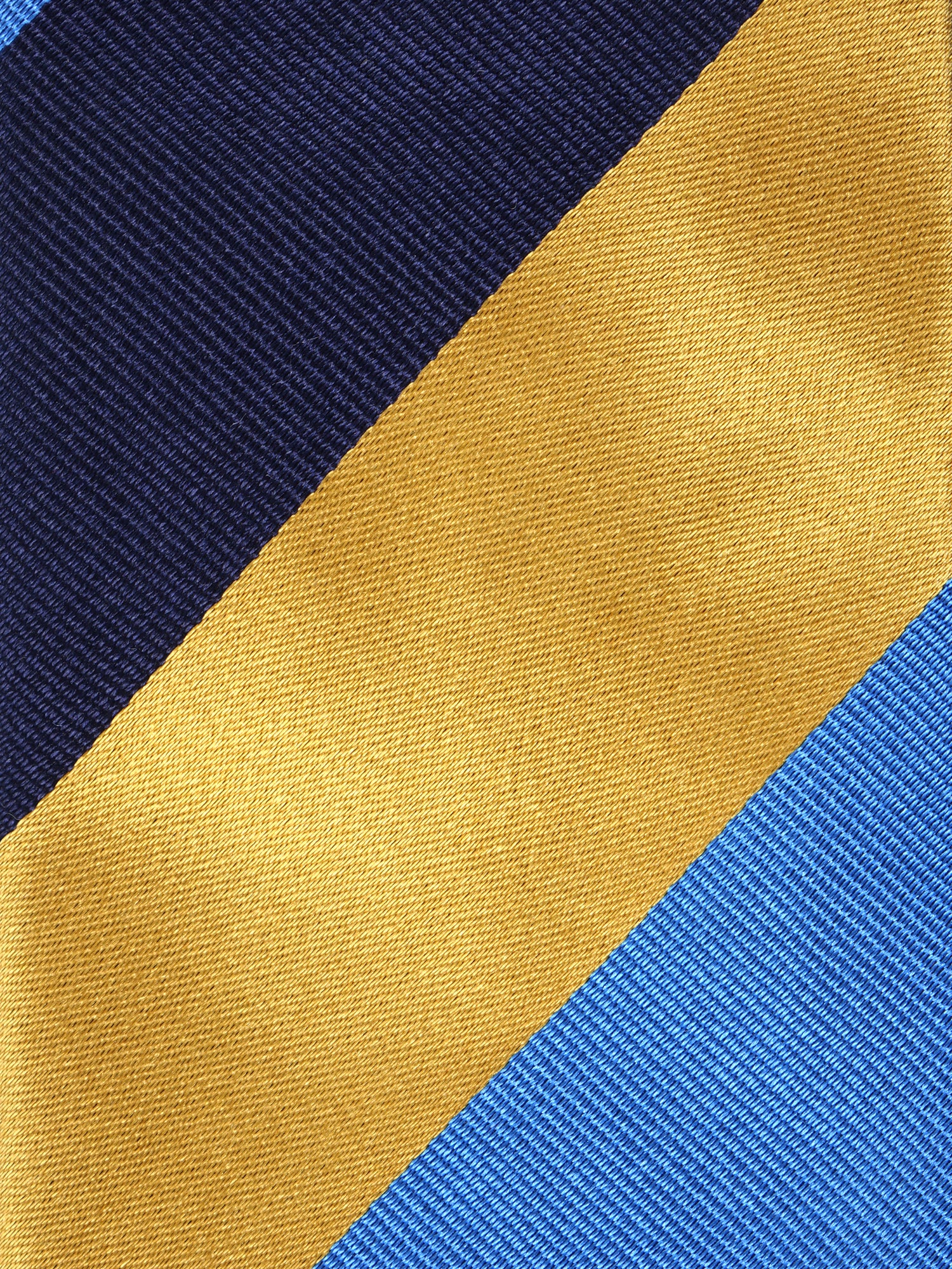3 Fold Tie Light Blue Woven Silk DINA