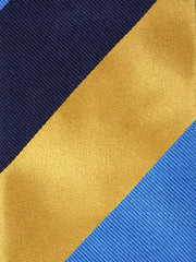 3 Fold Tie Light Blue Woven Silk DINA