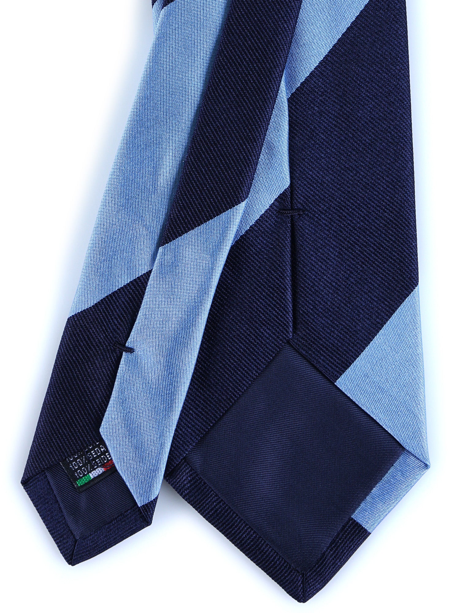 PAOLA 3 Fold Grey Woven Silk Tie