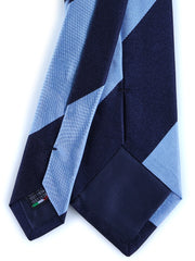 PAOLA 3 Fold Grey Woven Silk Tie