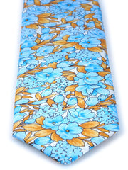 CHARME Skyblue satin silk 3 Fold Necktie 