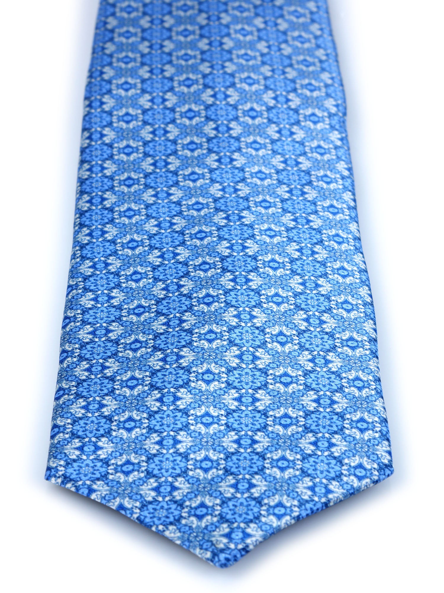 Dark Blue 3 Fold PATTY Tie in Madder Silk