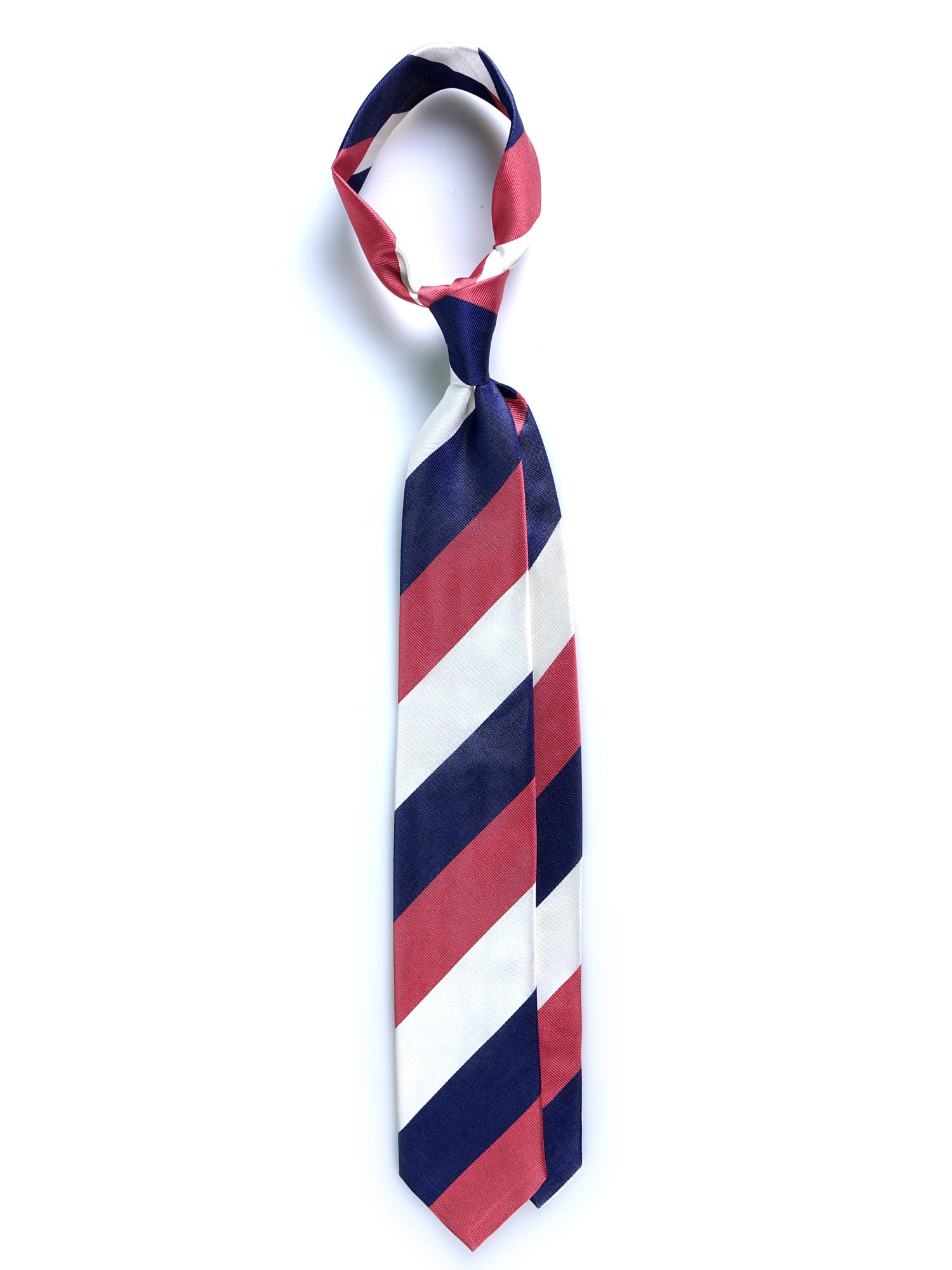 3 Fold Tie Light Blue Woven Silk DINA