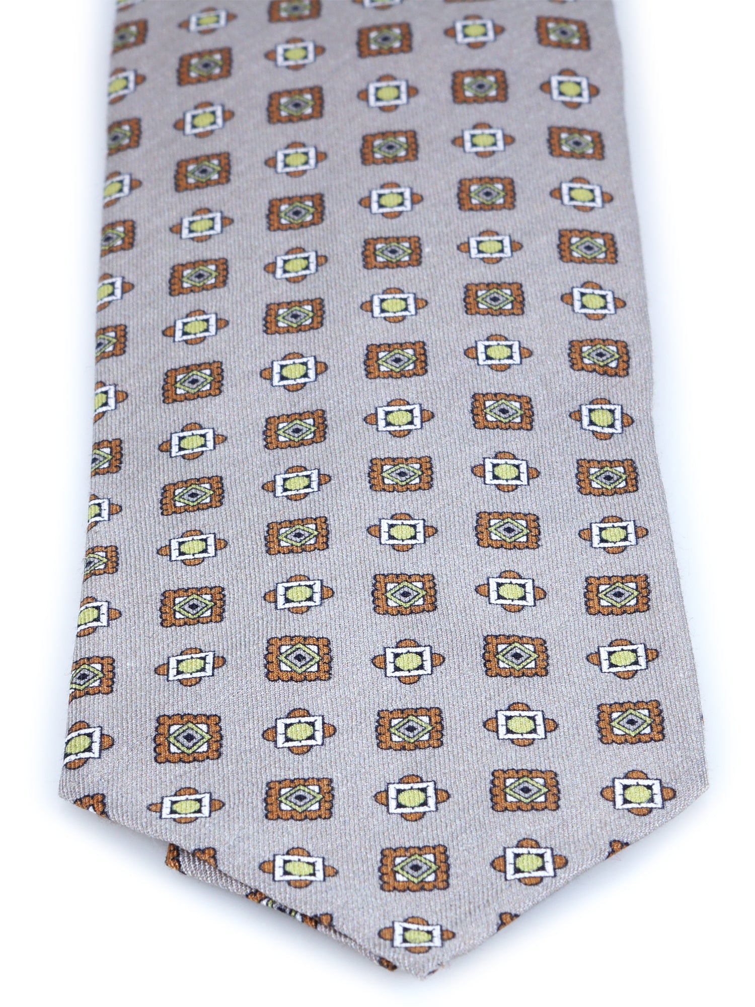 Cravatta beige sartoriale sfoderata GIUSY in lino/seta