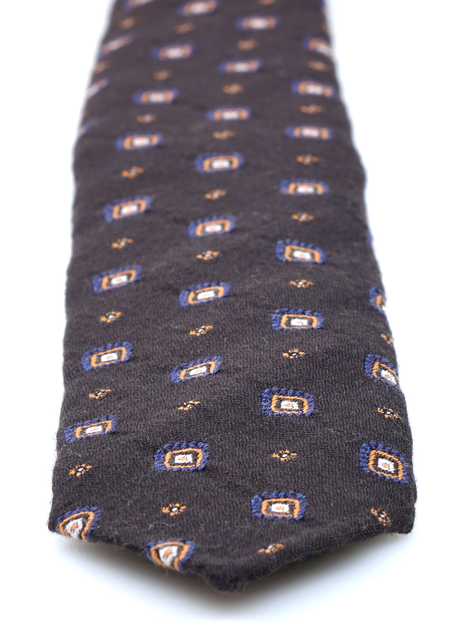 NADIA 3-fold burgundy silk/wool tie