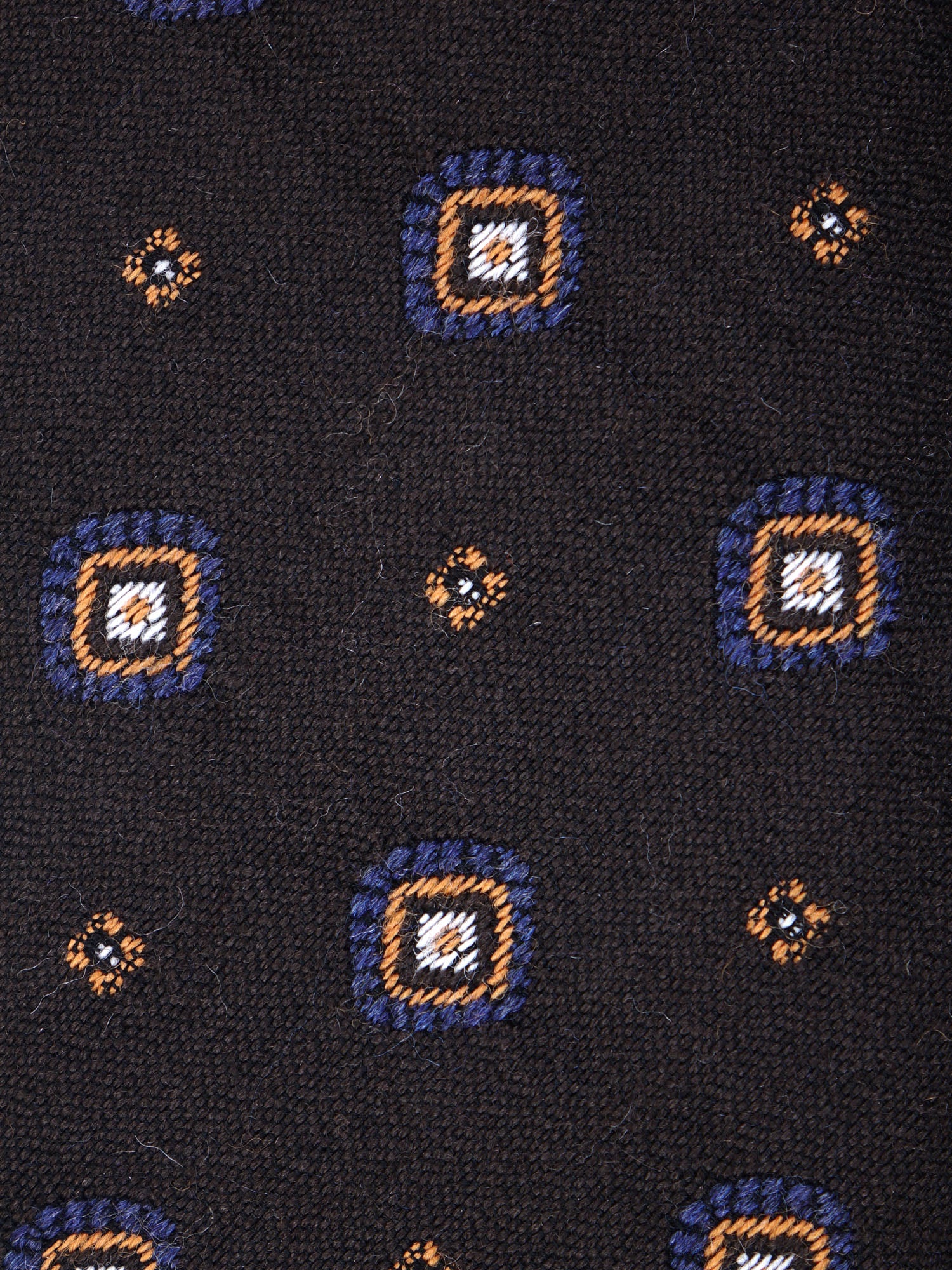 NADIA 3-fold burgundy silk/wool tie
