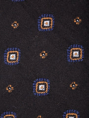 NADIA 3-fold burgundy silk/wool tie