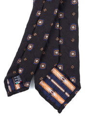 NADIA 3-fold burgundy silk/wool tie
