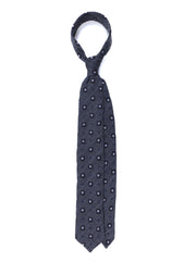NADIA 3-fold burgundy silk/wool tie
