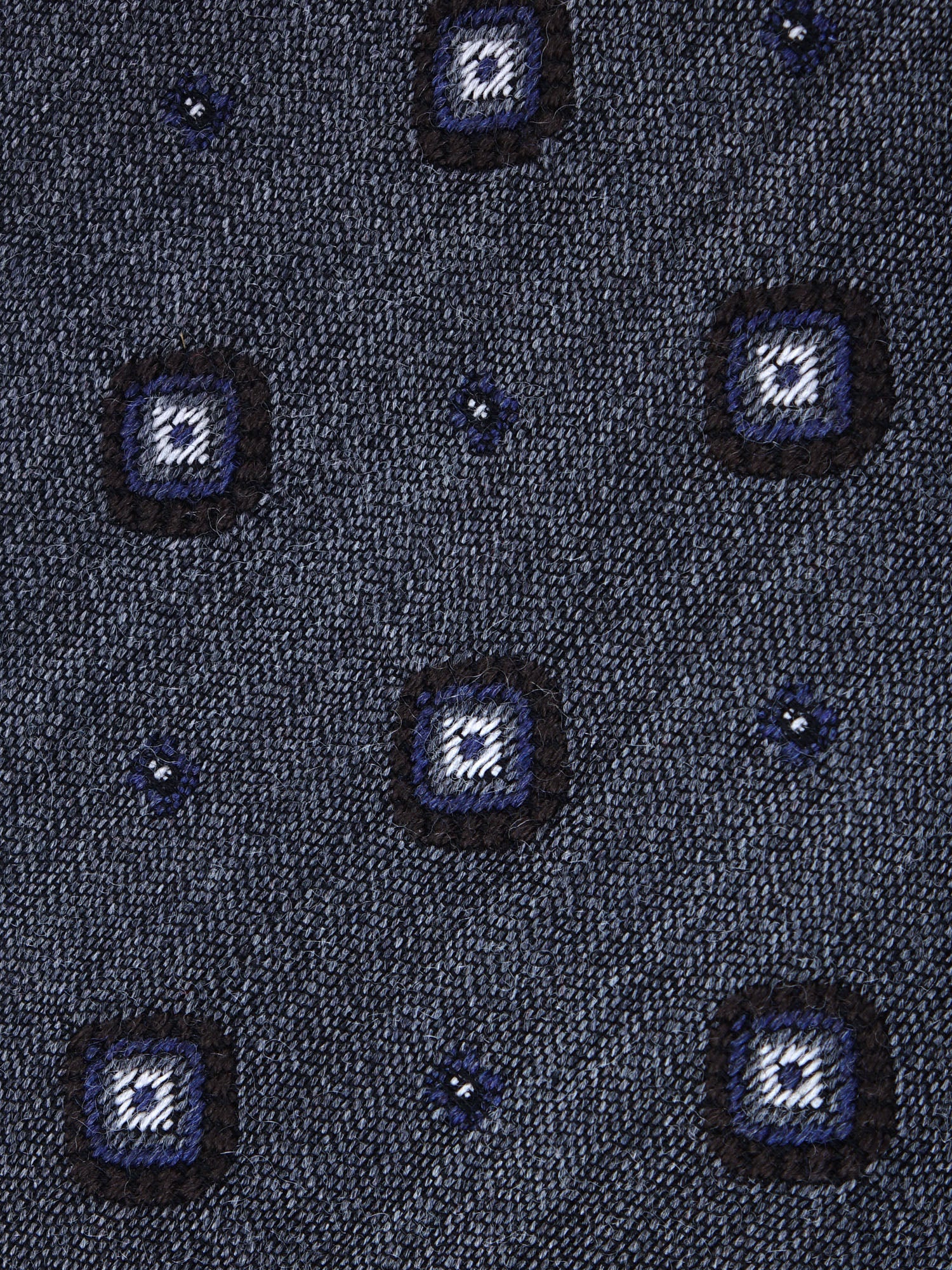 NADIA 3-fold burgundy silk/wool tie