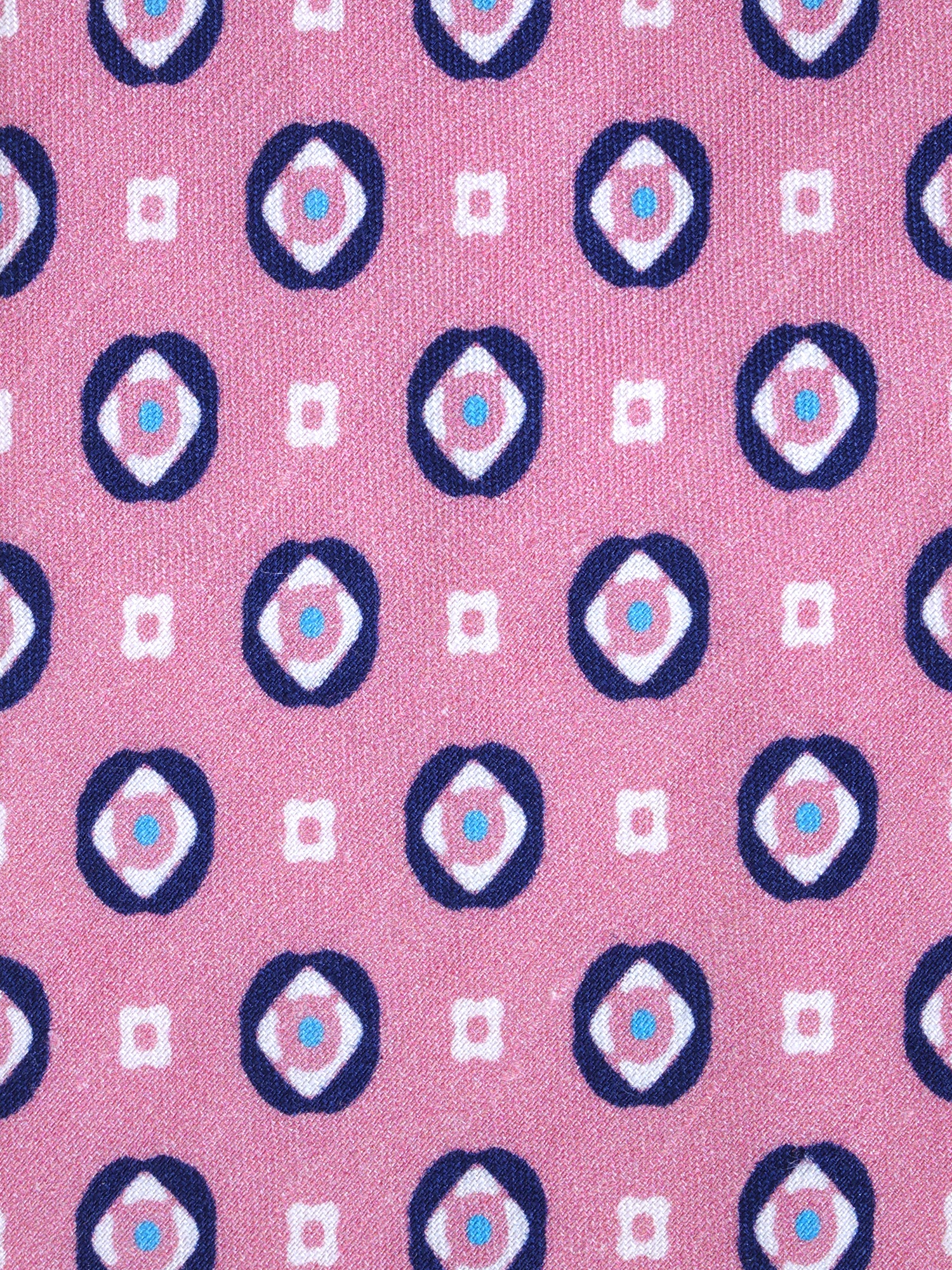 Cravatta rosa sartoriale sfoderata GEMINA in lino/seta