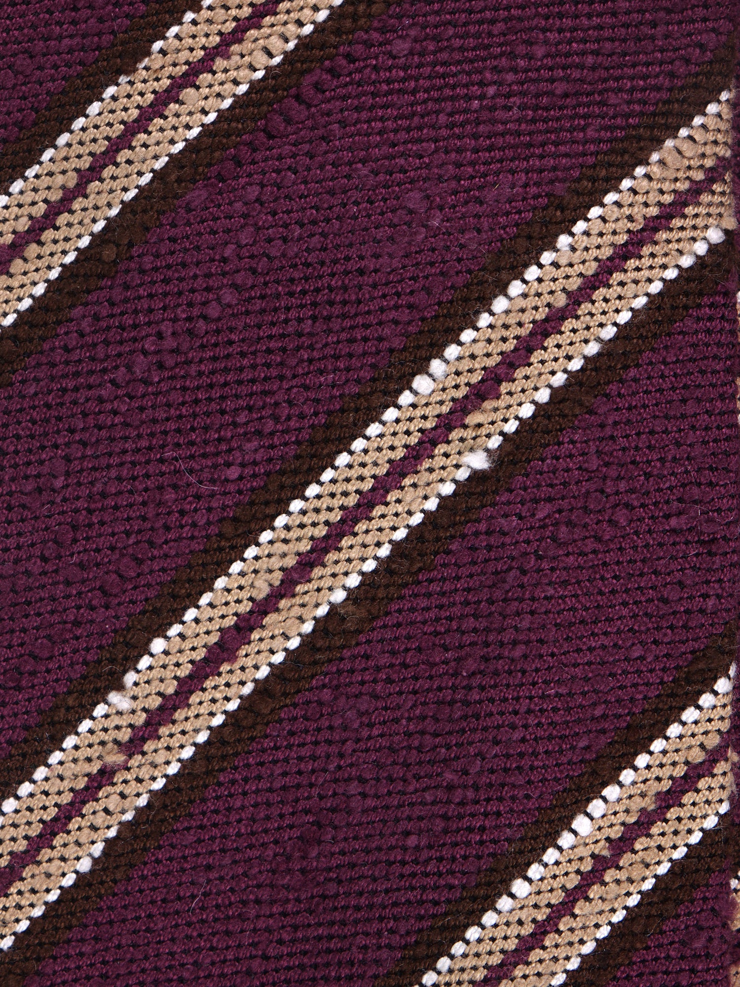 Cravatta 3 pieghe sfoderata GRANTA in pura seta shantung wine