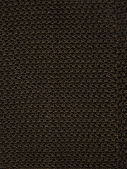 Cravatta in maglia di seta MACCA verde oliva