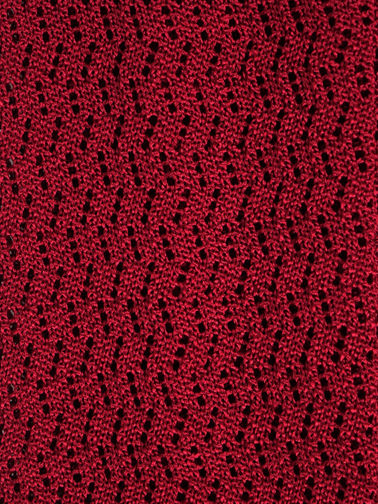Cravatta in maglia di seta CAPRI rosso