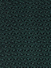 Cravatta in maglia di seta verde PROCIDA con punta a V