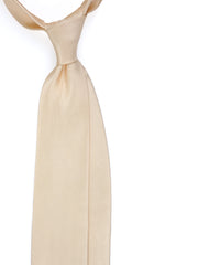 Cravatta beige 3 pieghe DACCA in seta stampata lusso