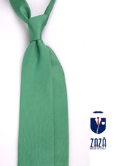 Cravatta 3 pieghe DACCA in seta stampata lusso verde