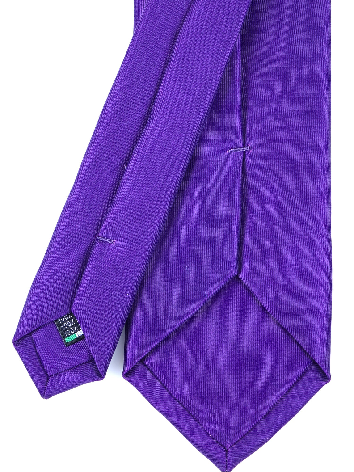 Cravatta viola 3 pieghe DACCA in seta stampata lusso
