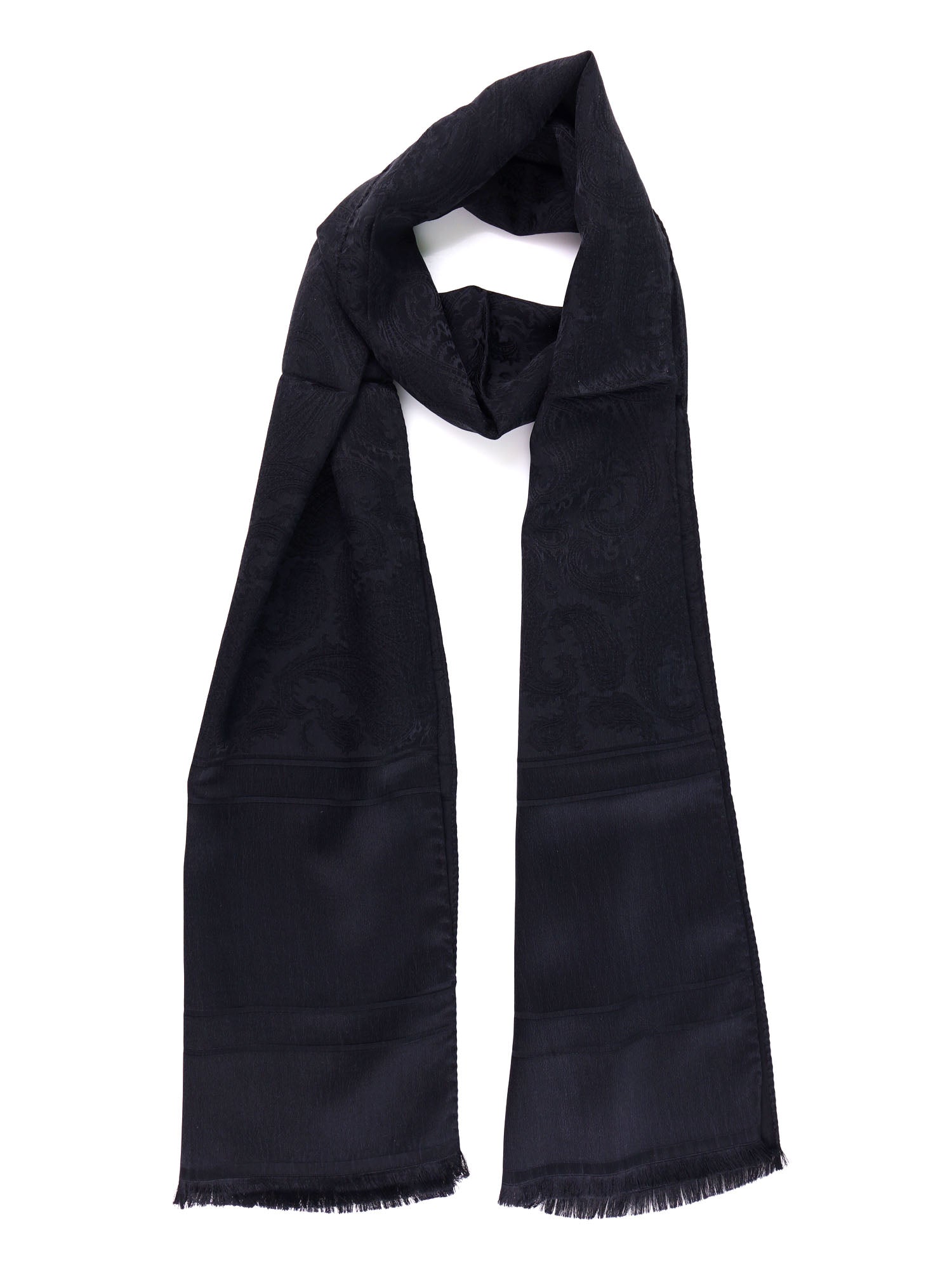 Sciarpa DANIEL in seta nero