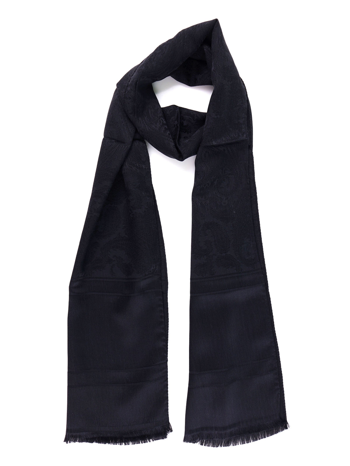 Sciarpa DANIEL in seta nero