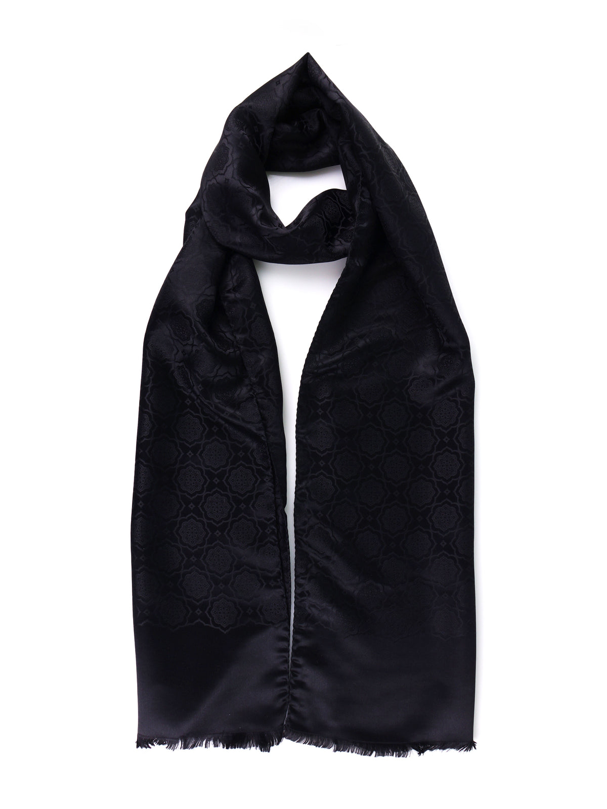 Sciarpa in seta nero DESIGN