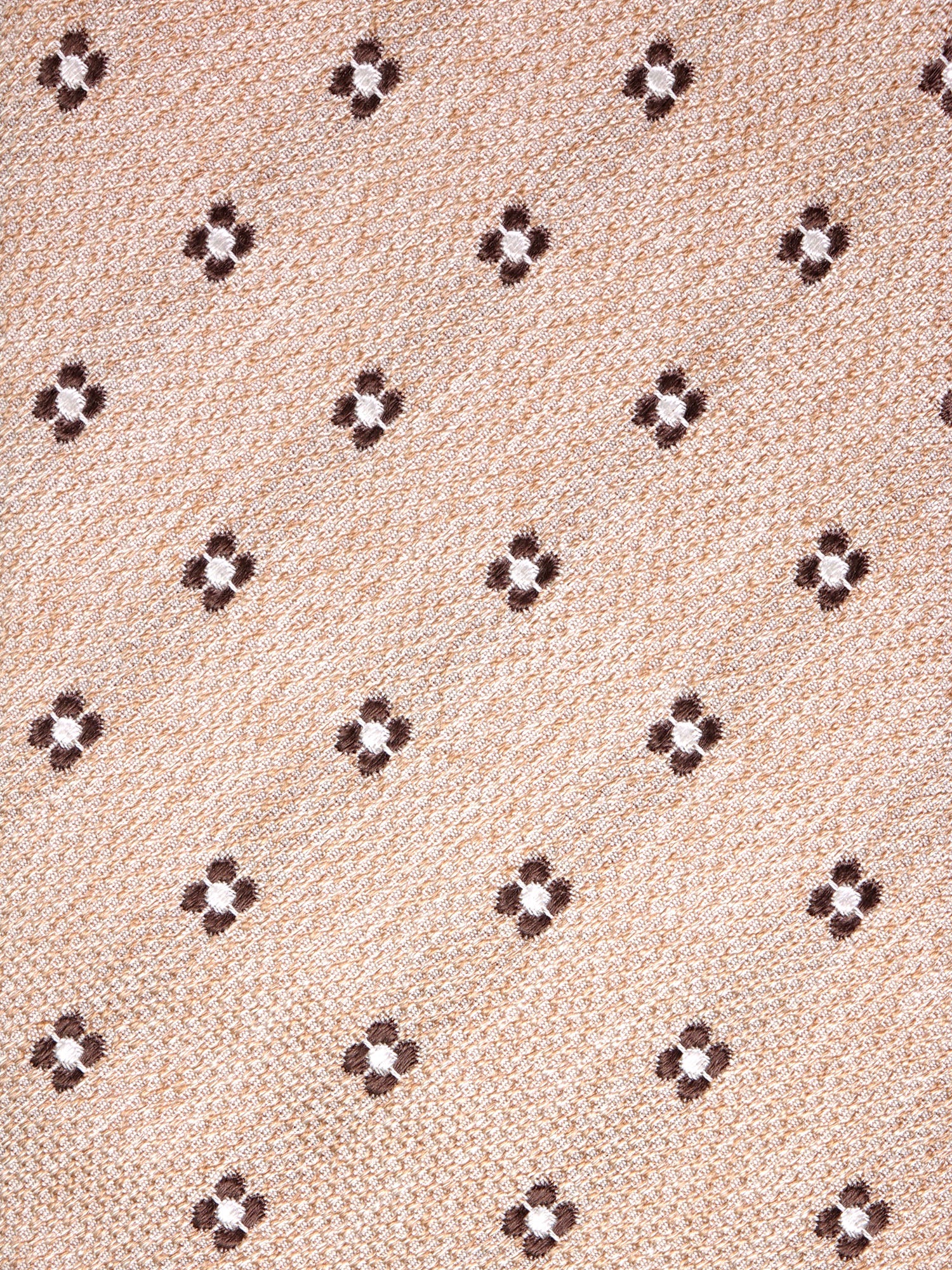 Cravatta 3 pieghe EARL seta\cotone Beige