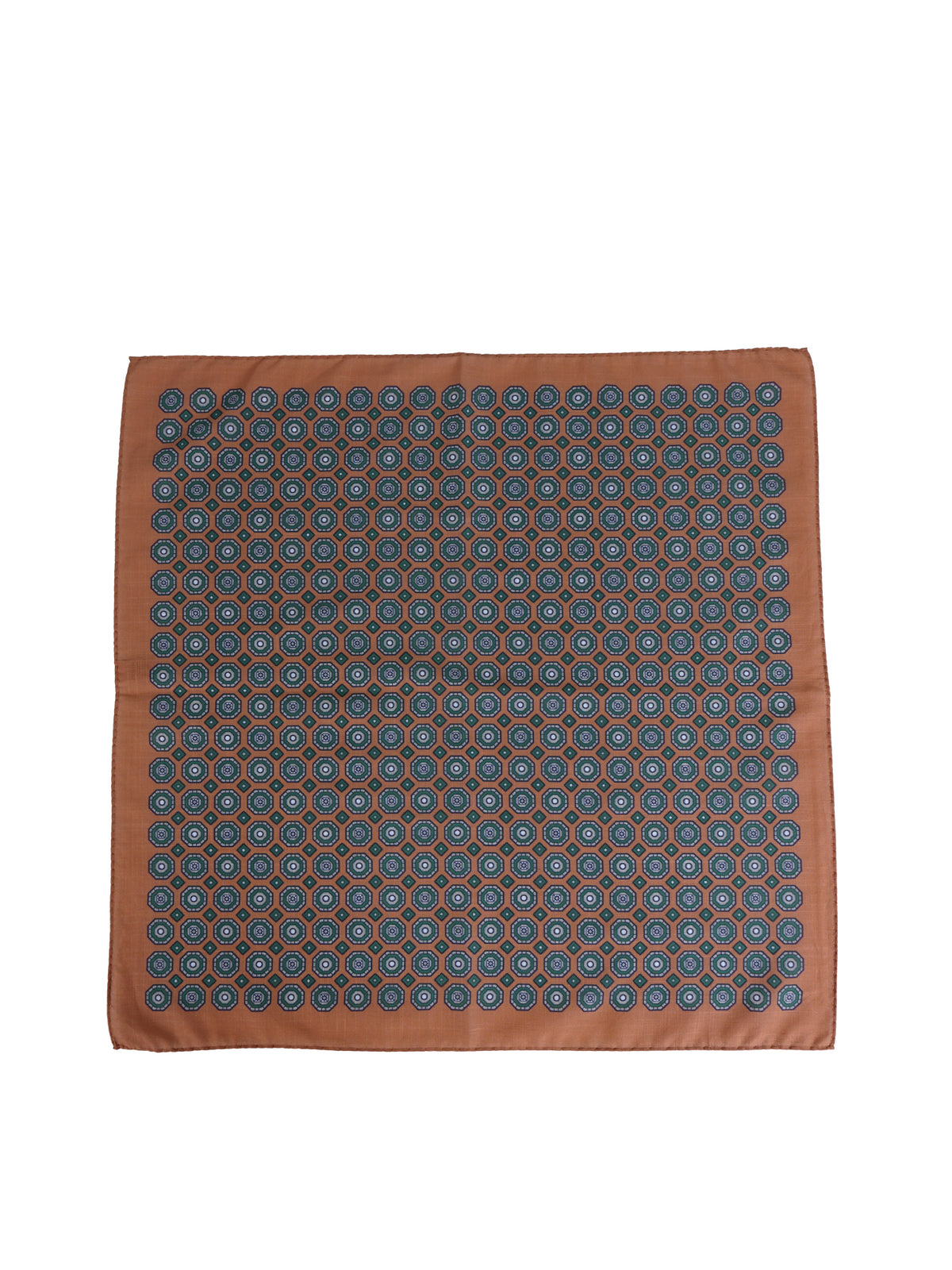 Fazzoletto da taschino XL arancione in puro cotone ROSERY