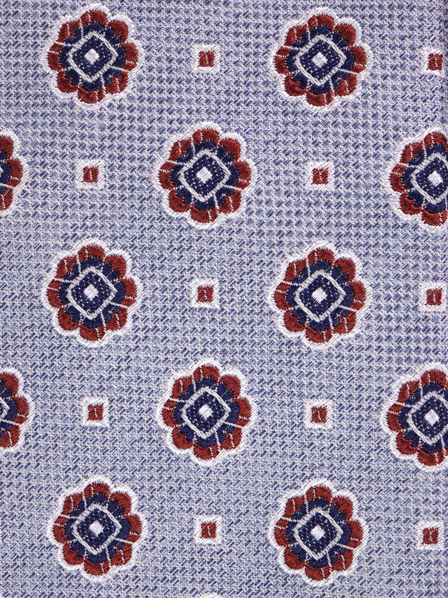 Cravatta 3 pieghe FREY seta\cotone blu