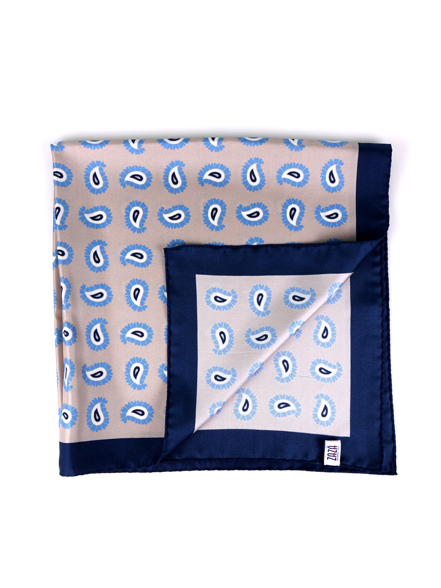 Foulard GAGGIA beige in seta stampata