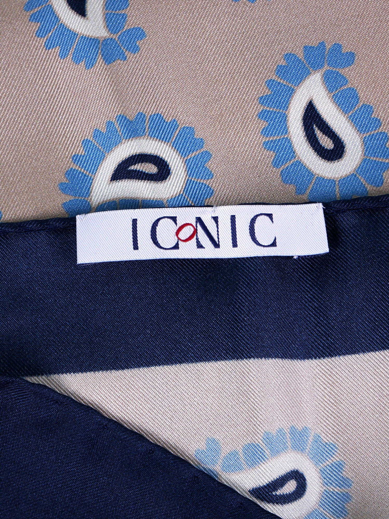 Foulard GAGGIA beige in seta stampata
