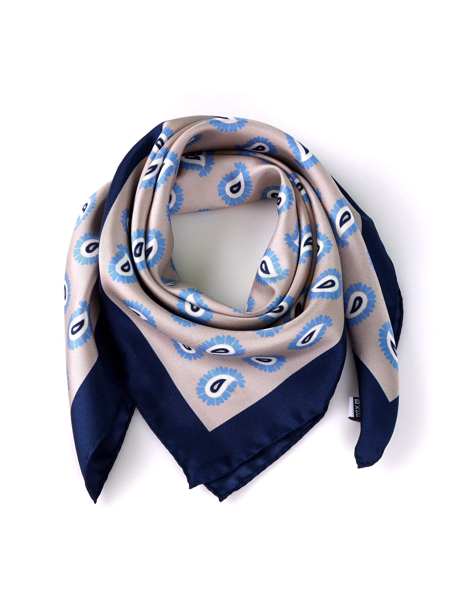 Foulard GAGGIA beige in seta stampata