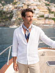 Foulard GAGGIA beige in seta stampata