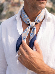 Foulard GAGGIA beige in seta stampata