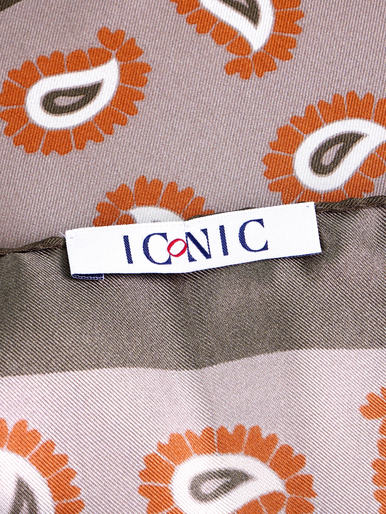 Foulard GAGGIA in seta stampata beige