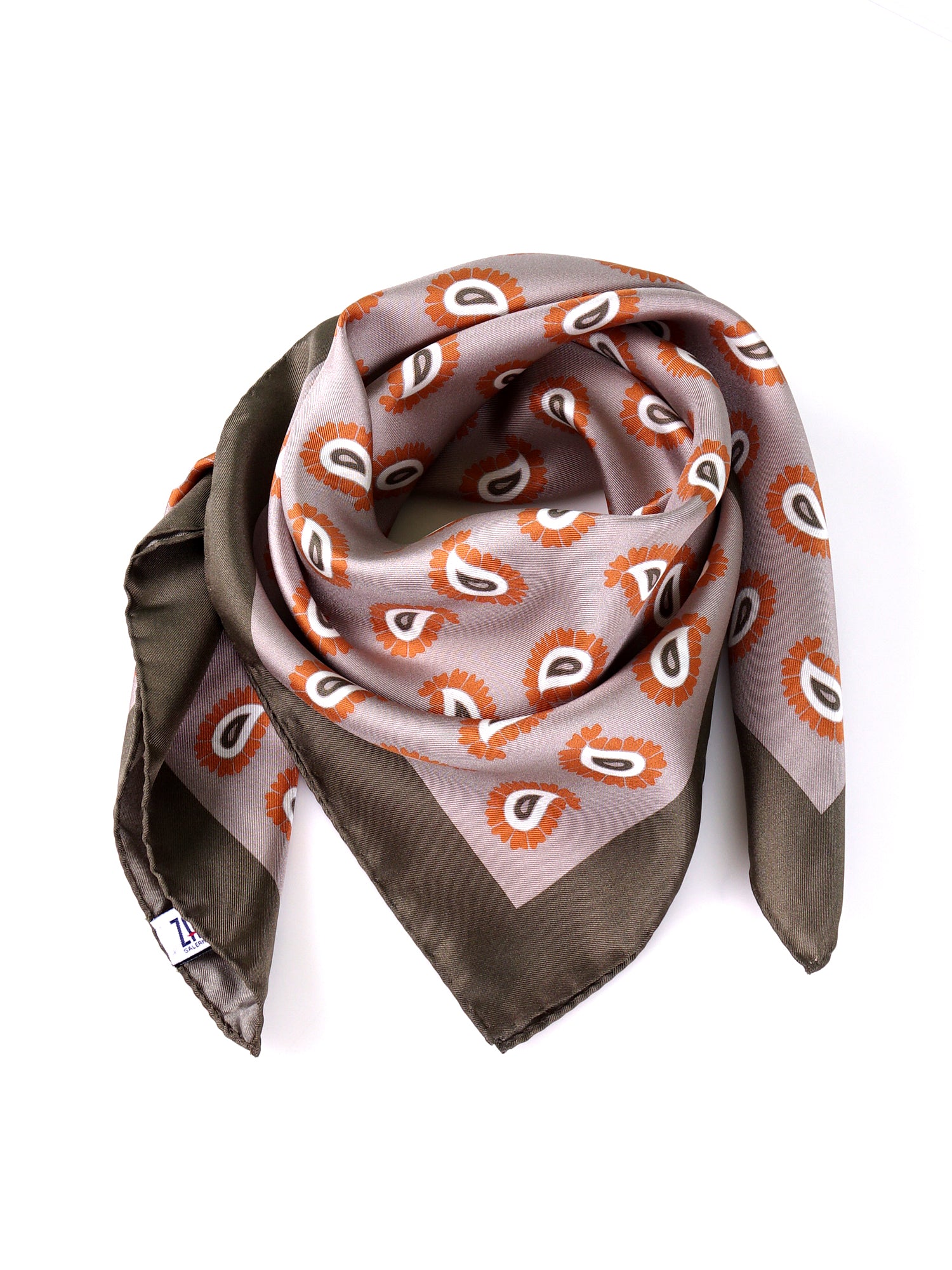 Foulard GAGGIA in seta stampata beige
