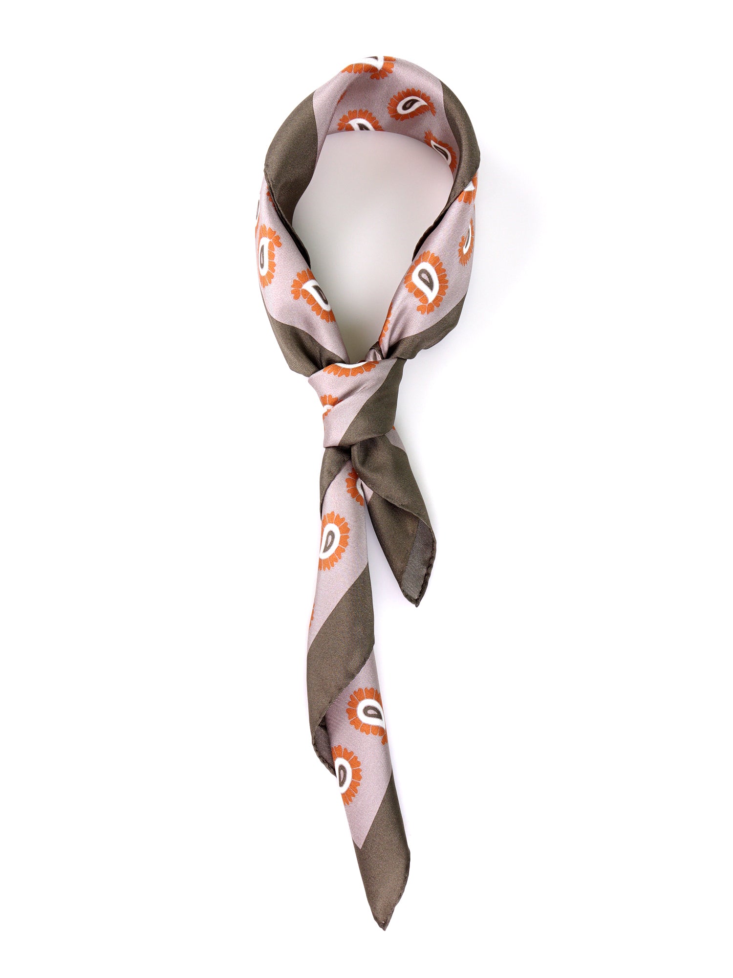 Foulard GAGGIA in seta stampata beige