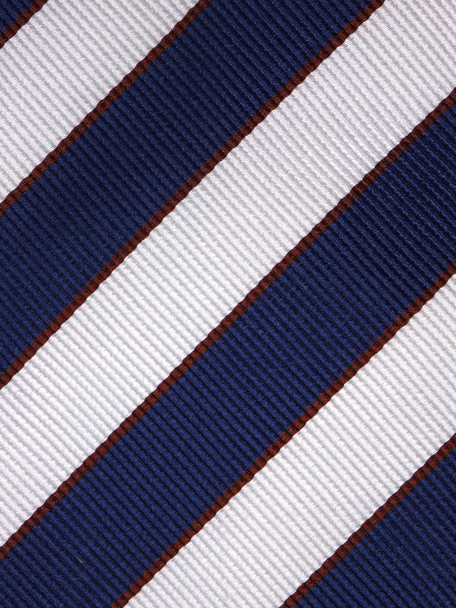 Cravatta 3 pieghe GOLDBERG in seta jacquard blu