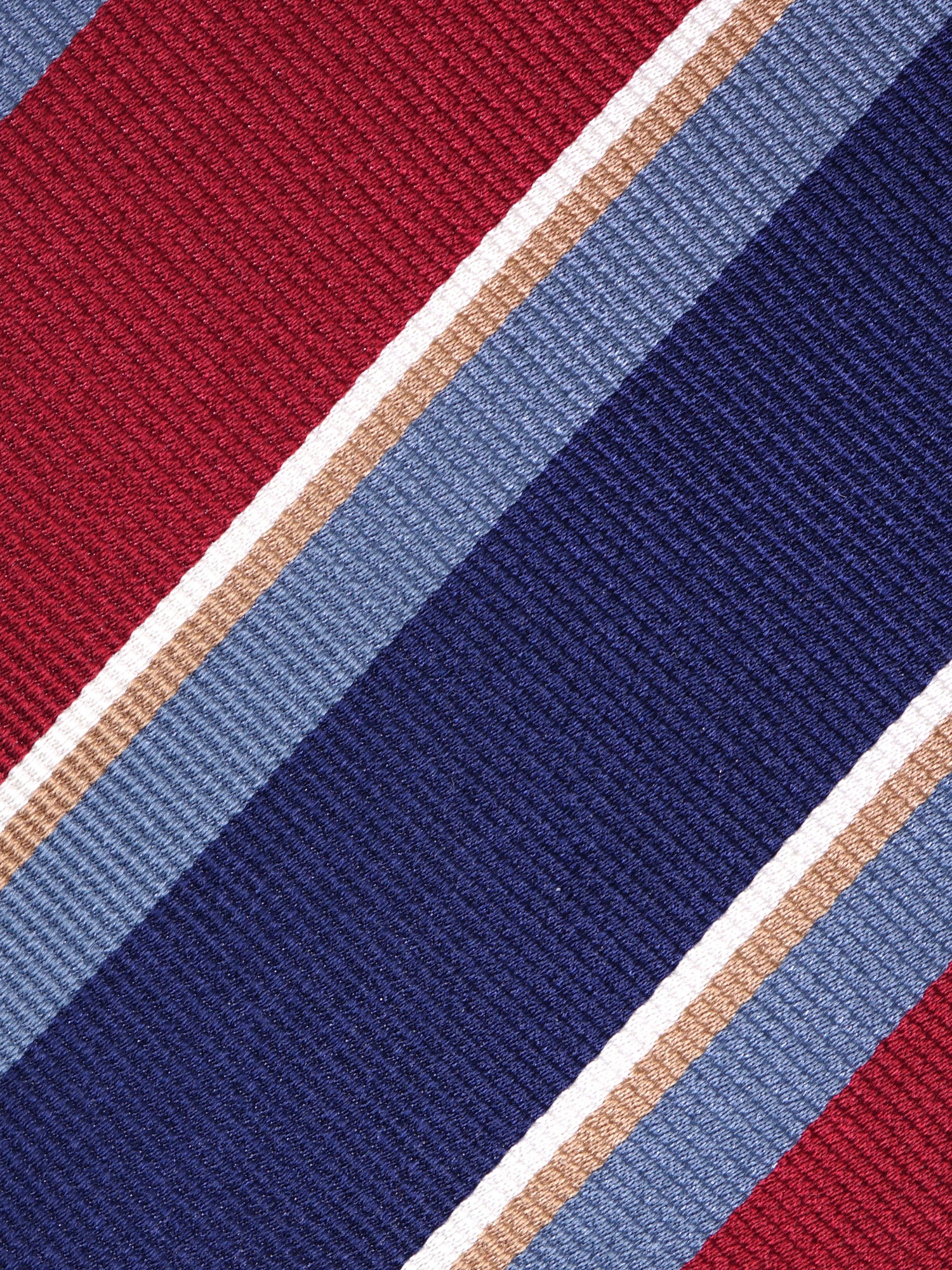 Cravatta 3 pieghe GUS in seta jacquard Bordeaux