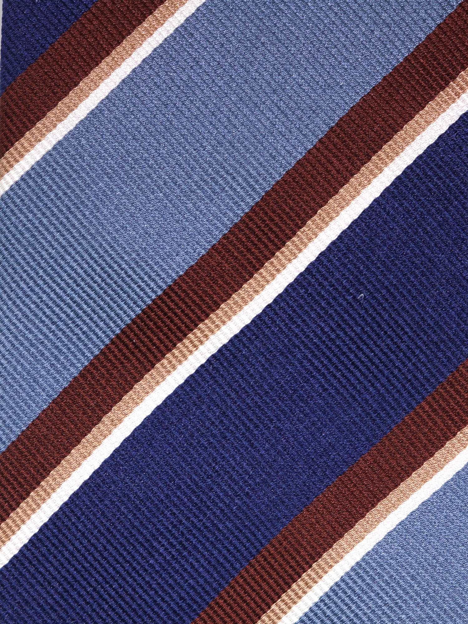 Cravatta 3 pieghe GUS in seta jacquard Blu scuro