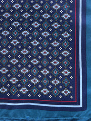 Fazzoletto da taschino blu XL in seta twill HAVOCK