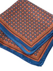 Fazzoletto da taschino arancione XL in seta twill HAVOCK