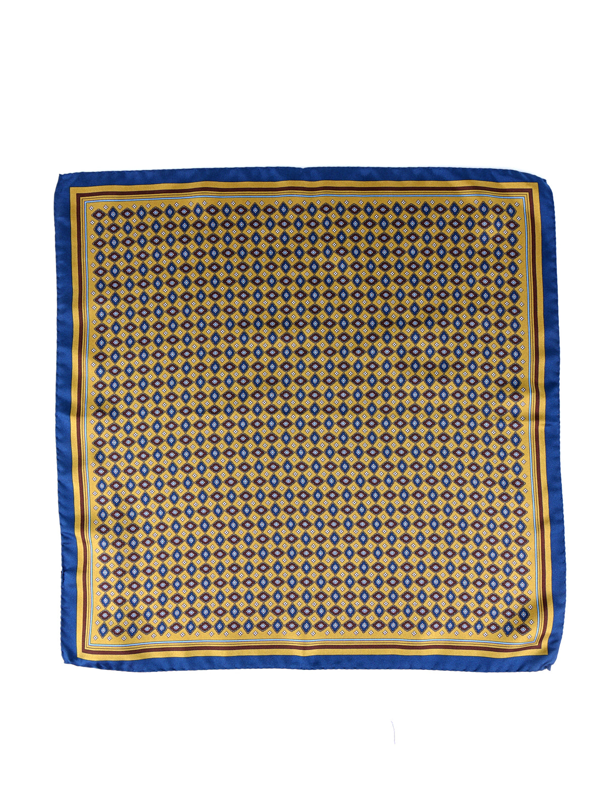 Fazzoletto da taschino giallo XL in seta twill HAVOCK