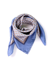 Foulard IMA beige in seta stampata