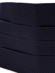Fascia da Smoking Blu IMPERO in seta tessuta